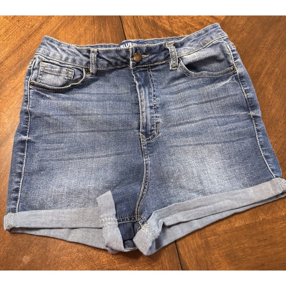 BLUE SPICE High Waist Rolled Cuff  denim Shorts Size 11